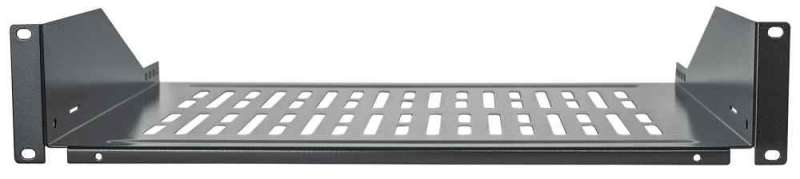 Intellinet 19" Cantilever Shelf (2U Fixed Depth 350 mm) Black