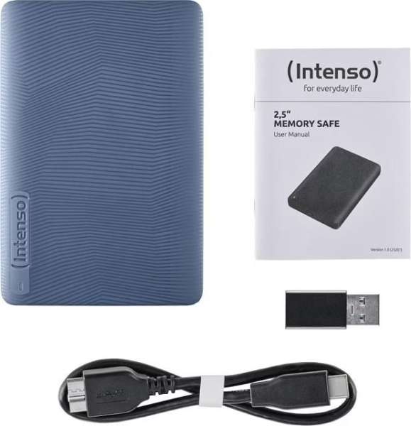 Intenso 2TB 2,5" USB3.2 Memory Safe Blue