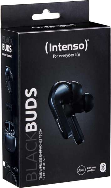 Intenso Buds T300A ANC Bluetooth Headset Black