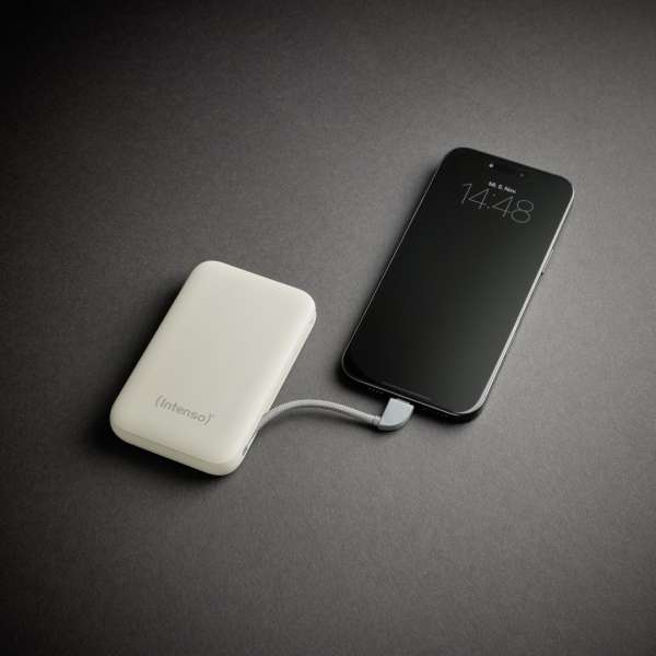 Intenso S10000 10000mAh + Integriertes USB-C PowerBank Beige