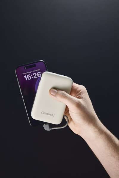 Intenso S10000 10000mAh + Integriertes USB-C PowerBank Beige