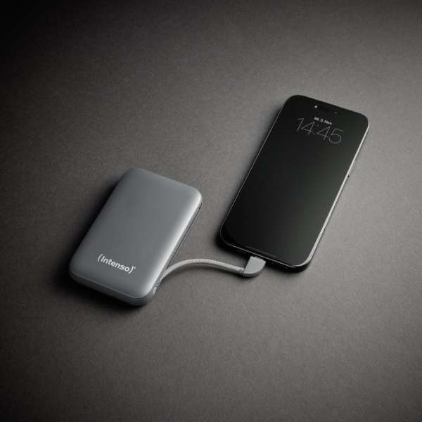 Intenso S10000 10000mAh + Integriertes USB-C PowerBank Grey