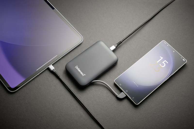 Intenso S10000 10000mAh + Integriertes USB-C PowerBank Grey