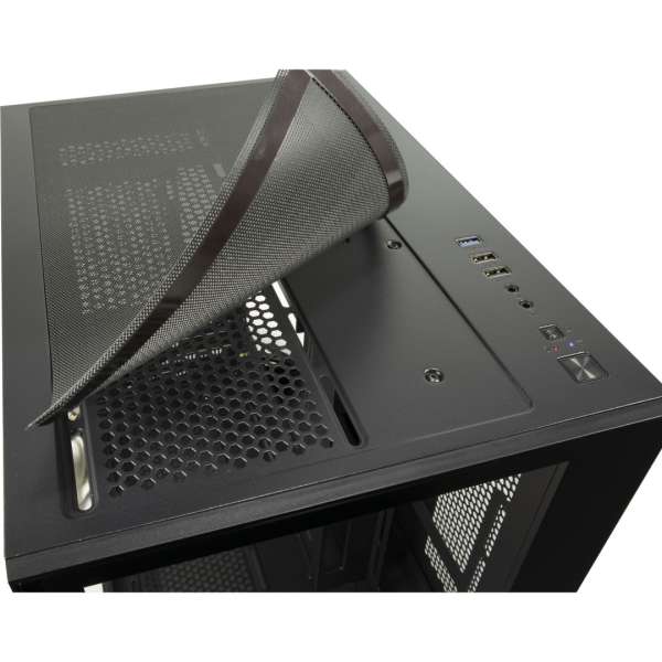 Inter-Tech Argus C-501 Aspect Tempered Glass Black