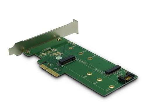 Inter-Tech KT015 PCIe Adapter for a M.2 PCIe and M.2 S-ATA drive