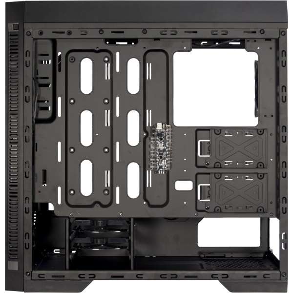 Inter-Tech X-908 Infini2 RGB Tempered Glass Black