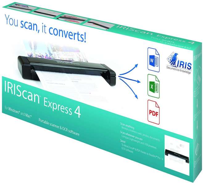 IRIS Can Express 4 Mobilszkenner Black