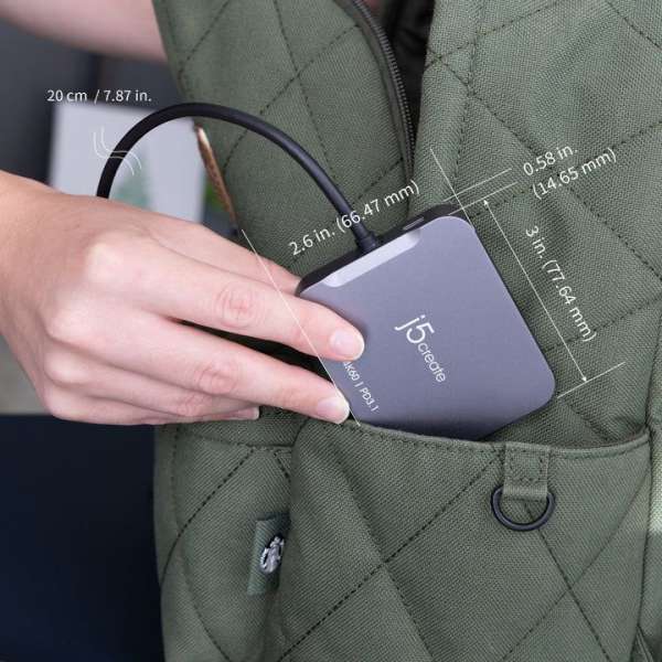 j5create JCD3191 4K60 Elite USB-C Travel Adapter