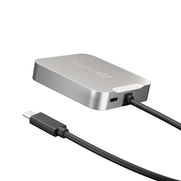j5create JCD391 4K60 Elite USB-C PD Multi-Port Adapter Silver