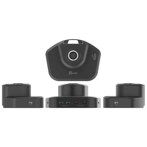 j5create JTSA301 Ergonomic Monitor Mount with Docking Station