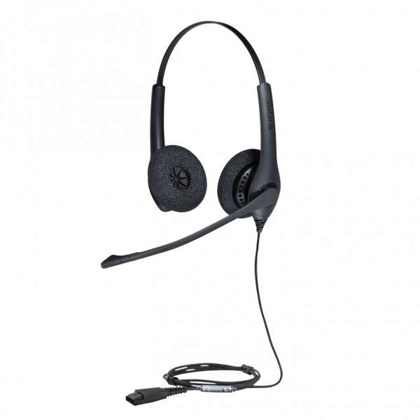 Jabra Biz 1500 Duo Headset Black