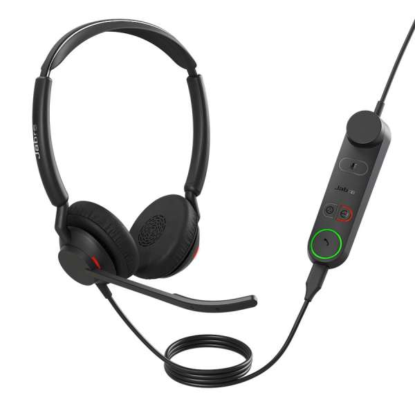 Jabra Engage 50 II UC Stereo USB-A Headset + Control Unit Black