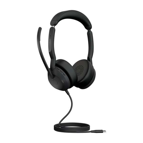 Jabra Evolve2 50 USB-C UC Stereo Bluetooth Headset Black