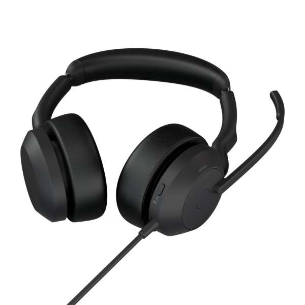 Jabra Evolve2 50 USB-C UC Stereo Bluetooth Headset Black