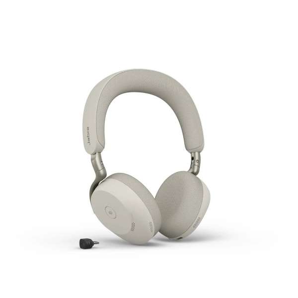 Jabra Evolve3 75 MS Stereo USB-C Wireless Bluetooth Headset Warm Gray