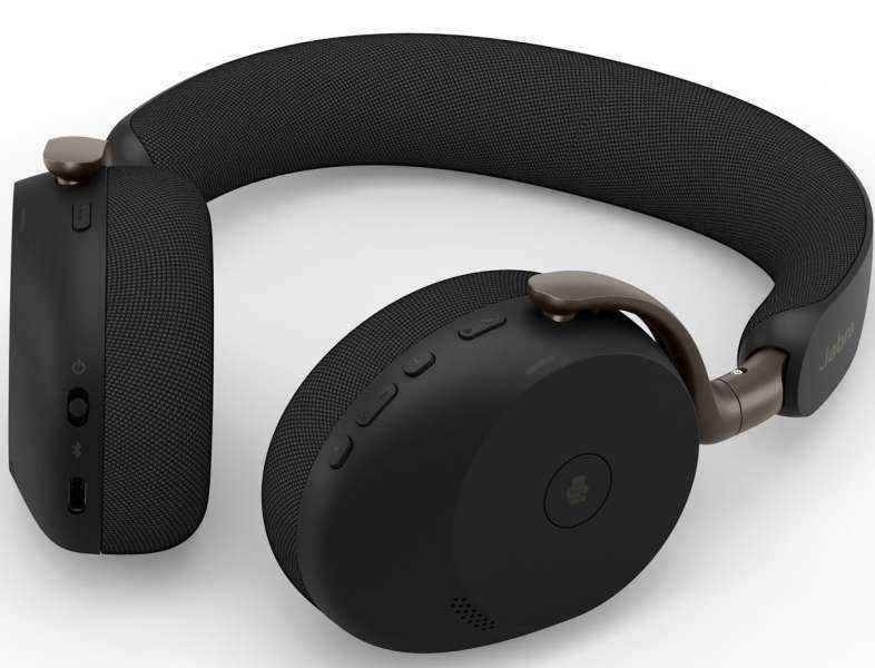 Jabra Evolve3 75 UC Stereo USB-A Wireless Bluetooth Headset Black