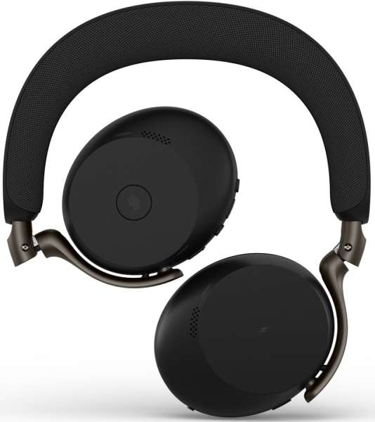 Jabra Evolve3 75 UC Stereo USB-A Wireless Bluetooth Headset with Charger Black