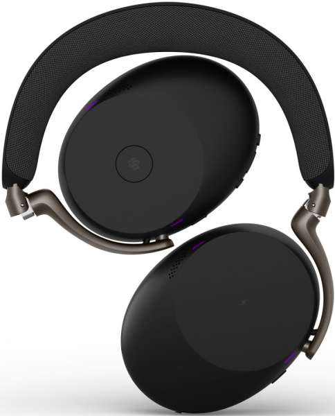 Jabra Evolve3 85 UC Stereo USB-C Wireless Bluetooth Headset with Charger Black