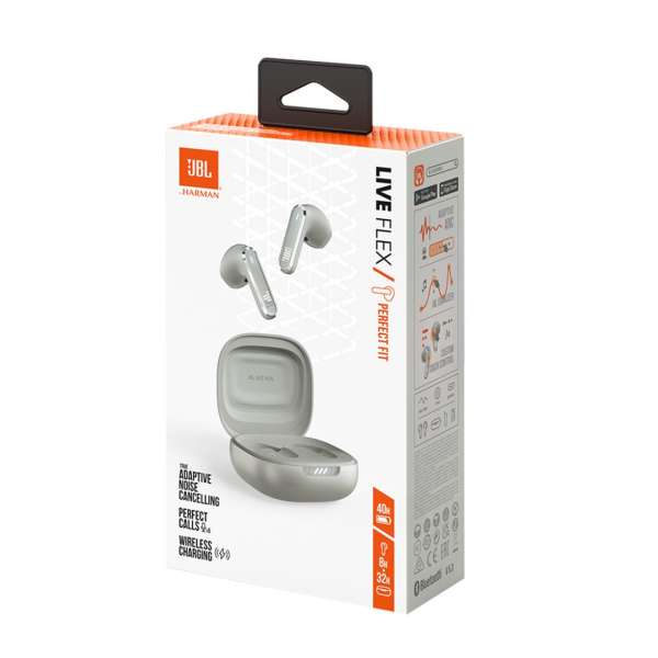 JBL Live Flex 3 Bluetooth Headset Silver