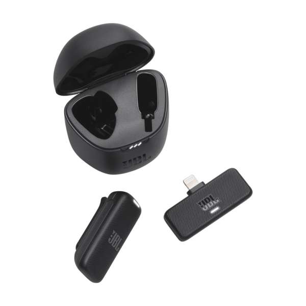 JBL Quantum Stream Wireless Lightning Microphone Black