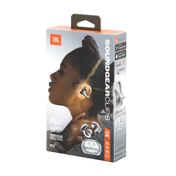 JBL Soundgear Clips TWS Bluetooth Headset Ghost White