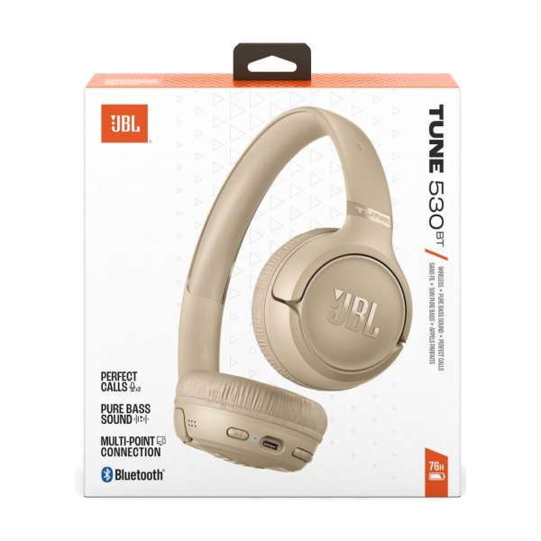 JBL Tune 530 Bluetooth Headset Beige