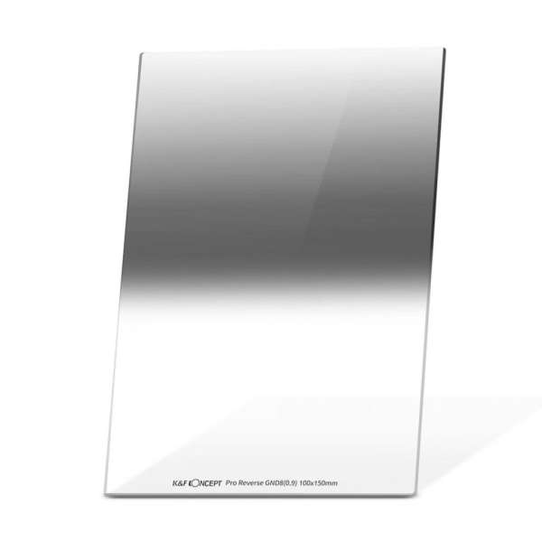K&F Concept K&F 100*150*2 mm, fordított átmenetű lapszűrő, GND8, vízálló, karcálló, többrétegű bevonattal + tok