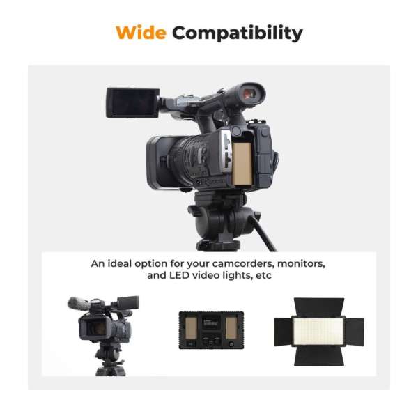 K&F Concept K&F Concep NP-F550 akkumulátor 3500mAh USB-C csatlakozóval