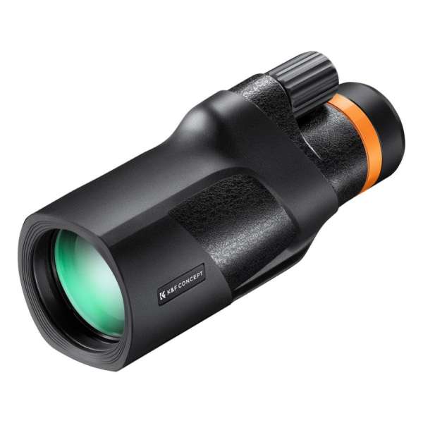 K&F Concept 12x50 HD monokulár távcső BAK4 IP68 vízálló Black