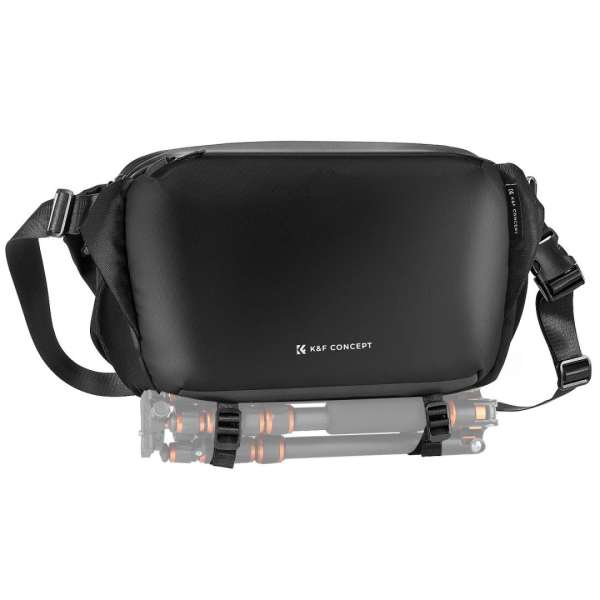 K&F Concept 2in1 Sling Bag Everyday Shoulder Bag & Photography Camera Backpack 12L Black