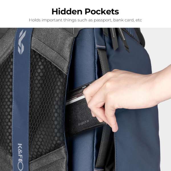 K&F Concept Alpha Camera Backpack 25L Waterproof 15,6" Deep Blue