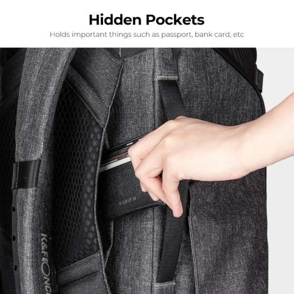 K&F Concept Alpha Camera Backpack 25L Waterproof 15,6" Grey