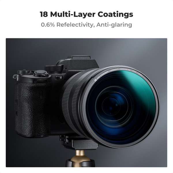 K&F Concept C Series CPL mágneses cirkuláris polár szűrő, mágneses adapterrel, 77 mm