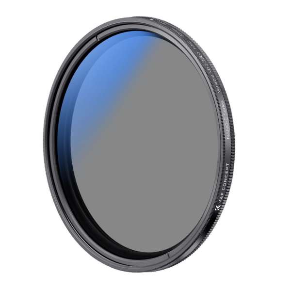 K&F Concept C Series Ultra-thin, VARIO ND 2-2000 változtatható szürkeszűrő, 72mm