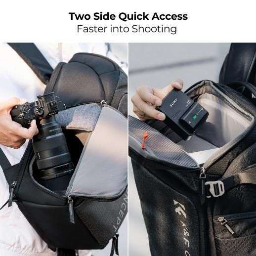 K&F Concept Camera Alpha Backpack Air 25L Grey