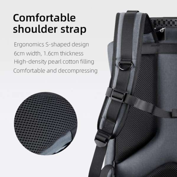 K&F Concept Camera Backpack Bag 25L 15,6" Grey