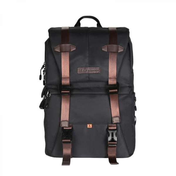 K&F Concept Camera Bag Fits 15,6" Laptop, Tripod, Waterproof, Backpack 20L Dark Brown