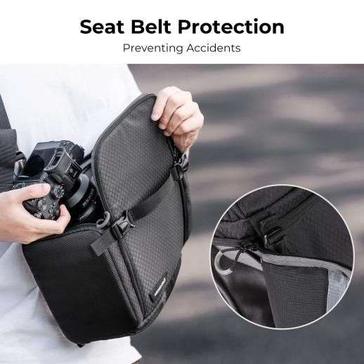 K&F Concept Camera Sling Bag Crossbody Bag Black