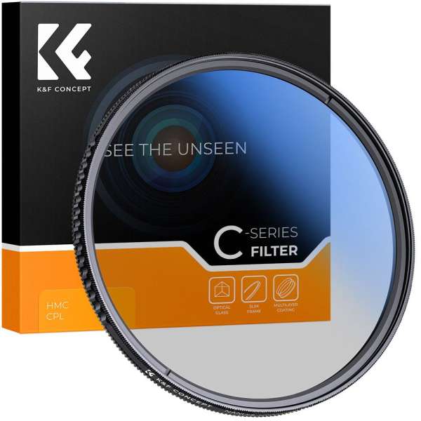 K&F Concept Classic Series CPL cirkuláris polár szűrő, 40.5 mm