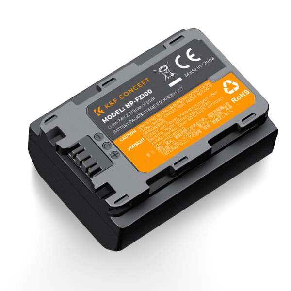K&F Concept FZ100 akkumulátor 2280mAh