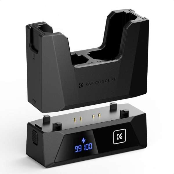 K&F Concept NP-FZ10 Modular Dual-Slot Fast Charger