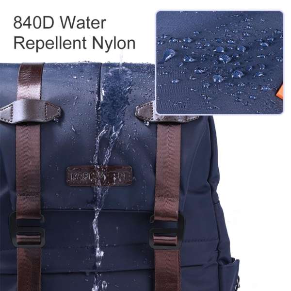 K&F Concept Multifunctional Camera Backpack 20L 15,6" Waterproof with Tripod Straps Deep Blue