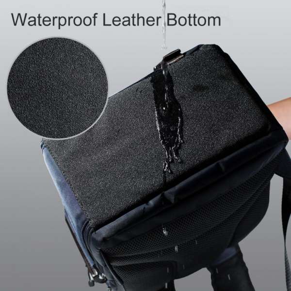 K&F Concept Multifunctional Camera Backpack 20L 15,6" Waterproof with Tripod Straps Deep Blue