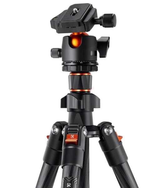 K&F Concept K254C2 karbon állvány, BH-36L gömbfej, 162cm magasság, 8kg teherbírás