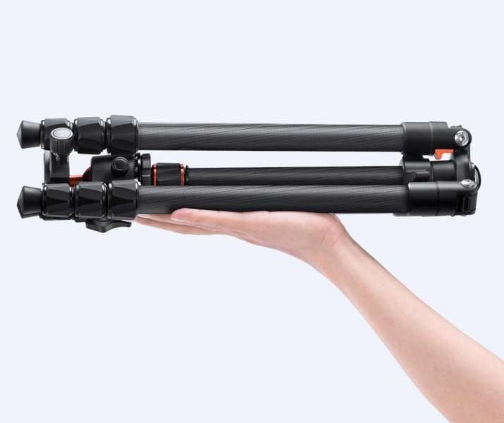 K&F Concept K254C2 karbon állvány, BH-36L gömbfej, 162cm magasság, 8kg teherbírás