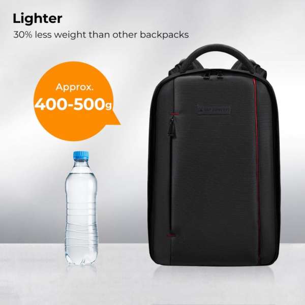K&F Concept Lightweight Camera Backpack for Photographers 18L Black/Red