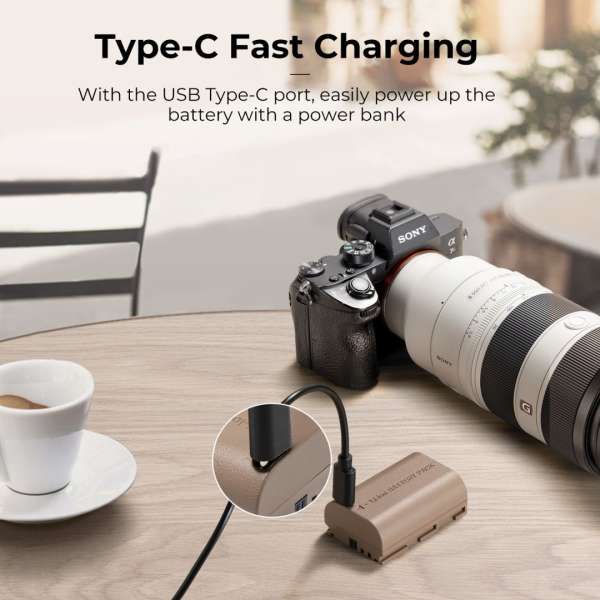 K&F Concept LP-E6NH akkumulátor 2250mAh