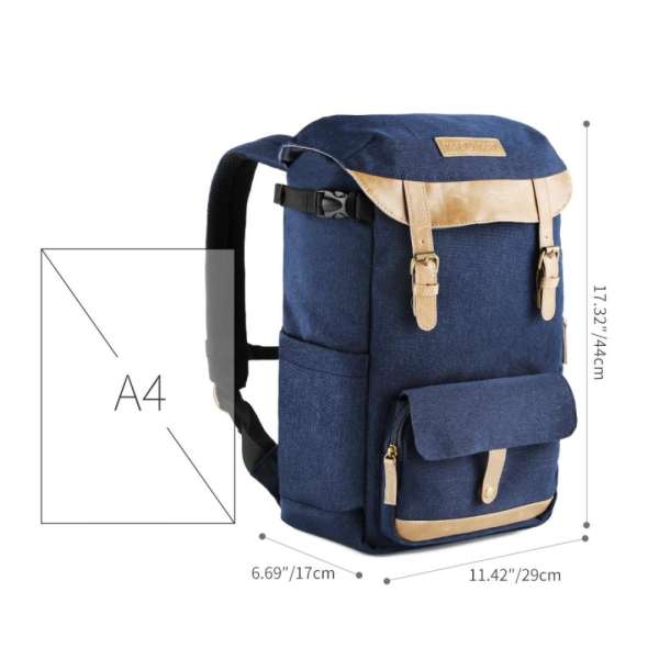 K&F Concept Multifunctional Camera Backpack 17L 15,6" Blue
