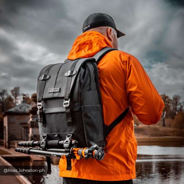 K&F Concept Multifunctional Camera Backpack 20L 15,6" Waterproof with Tripod Straps Black/Grey
