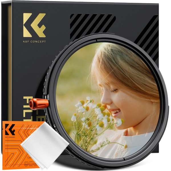 K&F Concept NANO-X, CPL+VARIO ND2-32+Black Mist 1/4 szűrő, w/o black cross, HD, vízlep, karcálló, 62
